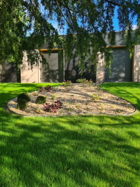Parterre ombragé